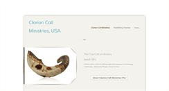 Desktop Screenshot of clarioncallministriesusa.org